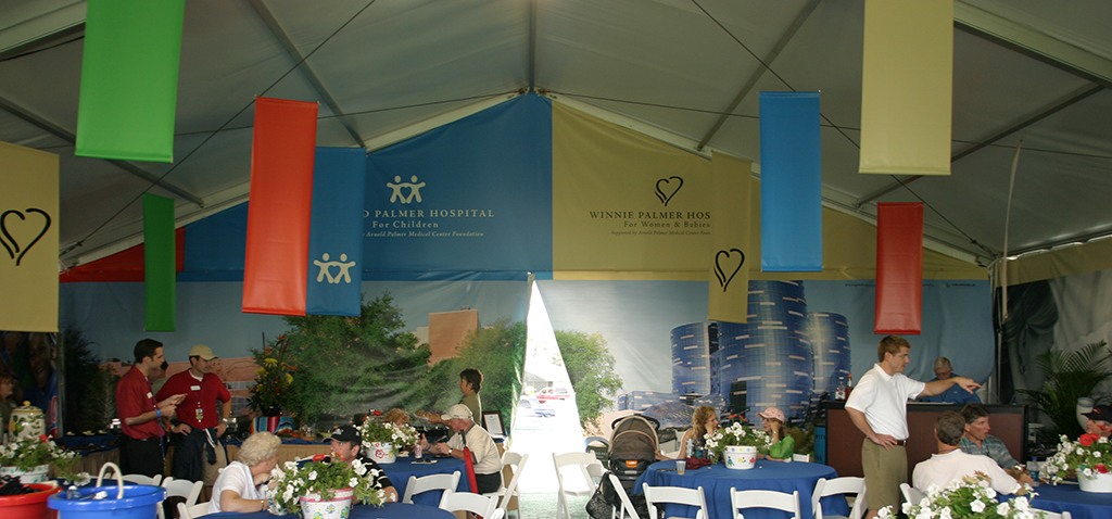  Golf Hospitality Tent Printed Tent Panels